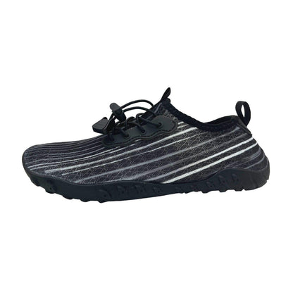 Water Shoes for Men and Women Soft Breathable Slip-on Aqua Shoes Aqua Socks for Swim Beach Pool Surf Yoga (Black Size US 9.5).