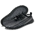 Water Shoes for Men and Women Soft Breathable Slip-on Aqua Shoes Aqua Socks for Swim Beach Pool Surf Yoga (Black Size US 9.5).