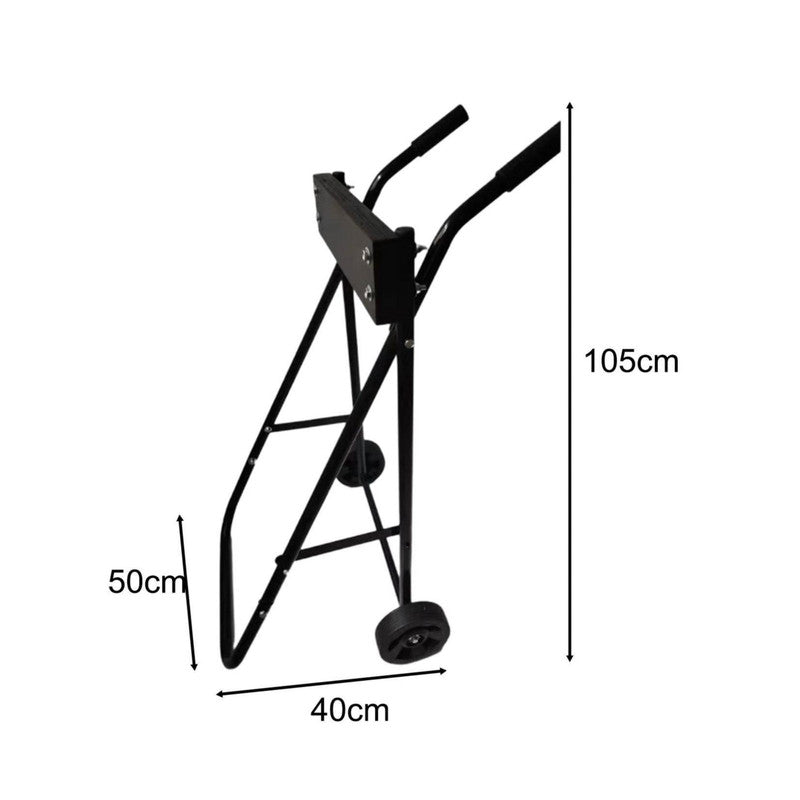 Outboard Boat Motor Stand Carrier Cart Engine Stand Multi Purpose Easy to Use Sturdy Support,Trolley for Storage Maintenance.