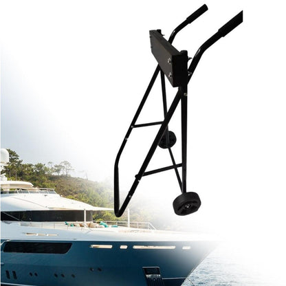 Outboard Boat Motor Stand Carrier Cart Engine Stand Multi Purpose Easy to Use Sturdy Support,Trolley for Storage Maintenance.