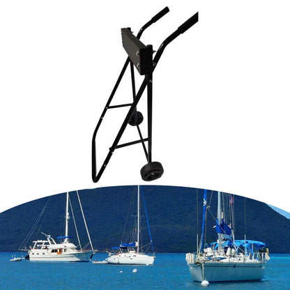 Outboard Boat Motor Stand Carrier Cart Engine Stand Multi Purpose Easy to Use Sturdy Support,Trolley for Storage Maintenance.