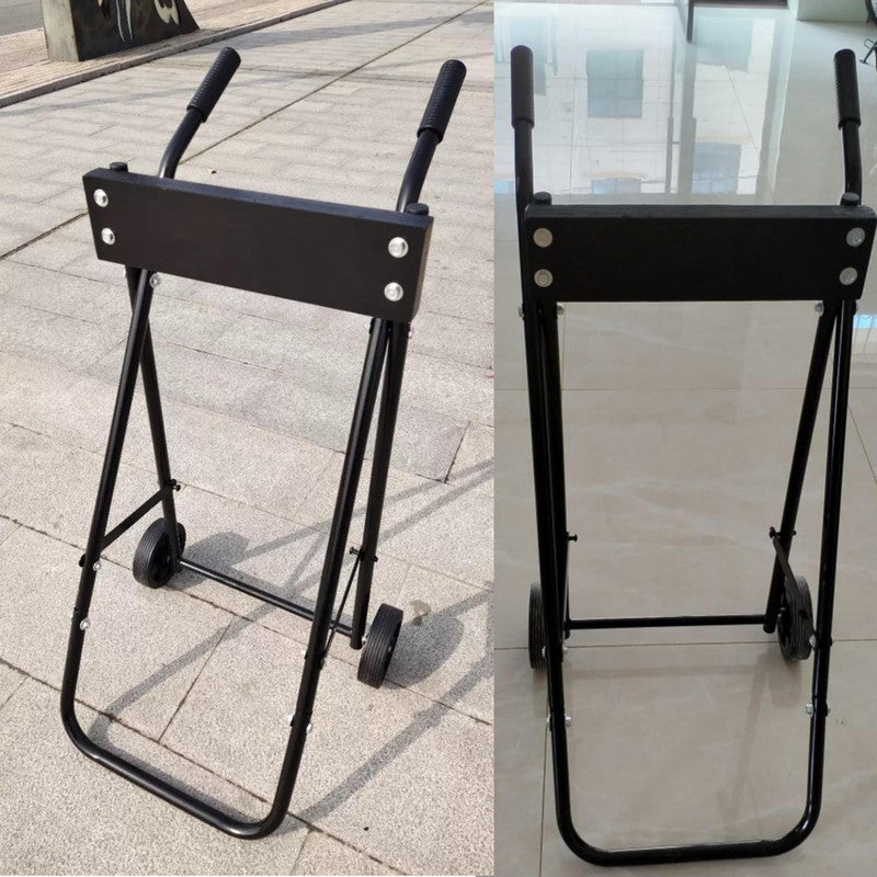Outboard Boat Motor Stand Carrier Cart Engine Stand Multi Purpose Easy to Use Sturdy Support,Trolley for Storage Maintenance.