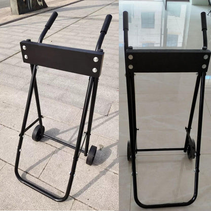 Outboard Boat Motor Stand Carrier Cart Engine Stand Multi Purpose Easy to Use Sturdy Support,Trolley for Storage Maintenance.
