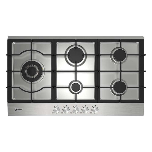 Midea Gas Cooktop Stainless Steel 90cm.