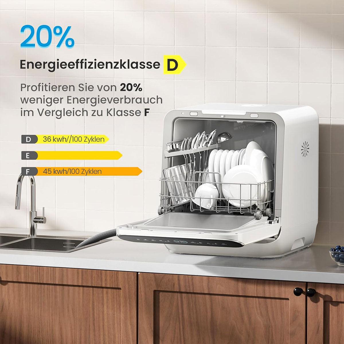 Midea 3rd Generation  Bench Top Mini Dishwasher.