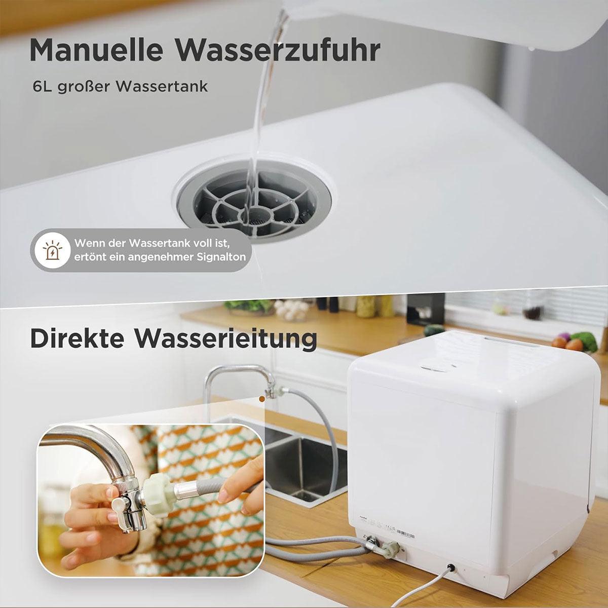 Midea 3rd Generation  Bench Top Mini Dishwasher.