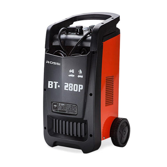 ROSSI 280 Amp Car Battery Charger, 12v/24v Jump Starter, for ATV Boat Truck Tractor, 15A Plug.