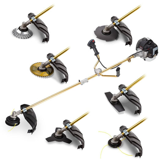 Baumr-AG 65CC Brushcutter Whipper Snipper Trimmer Brush Cutter Multi Pole Tool.