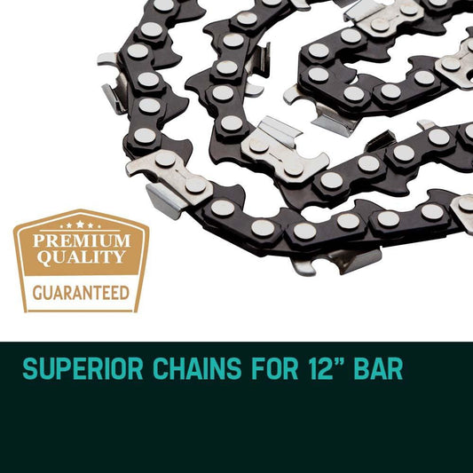 Baumr-AG 12 Chainsaw Chain 12in Bar Spare Part Replacement Suits Pole Saws.