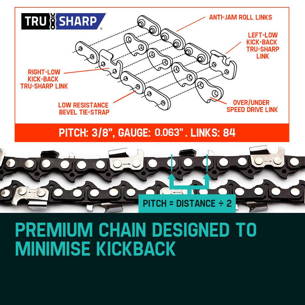 24 Baumr-AG Chainsaw Chain 24in Bar Replacement Suits 72CC 76CC 82CC Saws.