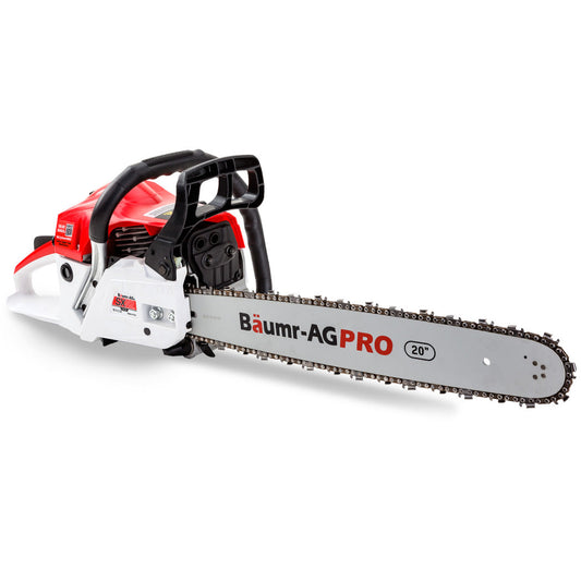 Baumr-AG 52CC Petrol Commercial Chainsaw 20 Bar E-Start Chain Saw.