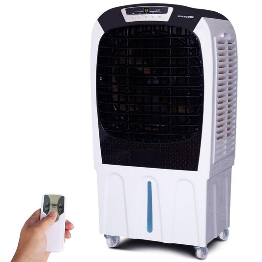 POLYCOOL 450W 80L Evaporative Air Cooler, Commercial Grade, Remote Control, Fan.