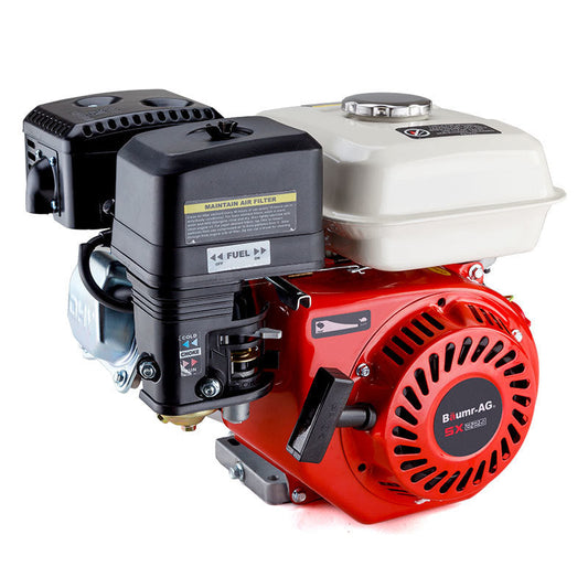 Baumr-AG 7HP Petrol Stationary Engine OHV 4-Stroke Horizontal Shaft Replacement Motor.