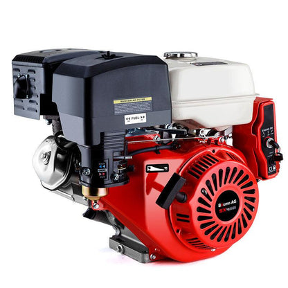 Baumr-AG 16HP Stationary Engine Petrol Direct Ignition OHV 4-Stroke Electric Recoil Start.