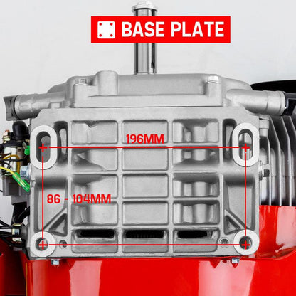 Baumr-AG 16HP Stationary Engine Petrol Direct Ignition OHV 4-Stroke Electric Recoil Start.
