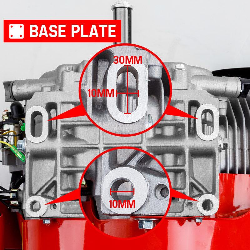 Baumr-AG 16HP Stationary Engine Petrol Direct Ignition OHV 4-Stroke Electric Recoil Start.