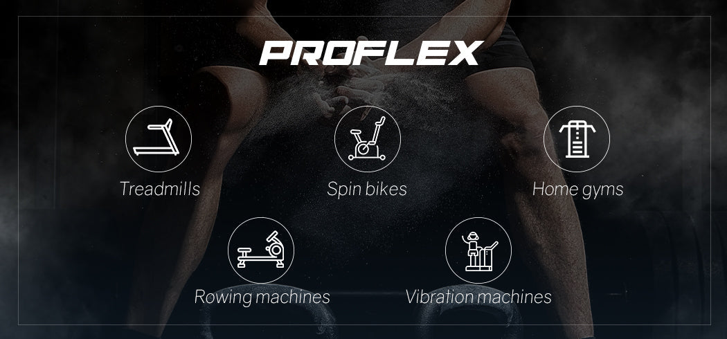 PROFLEX Treadmill Bluetooth Running Machine Small Compact Foldable Home Electric.