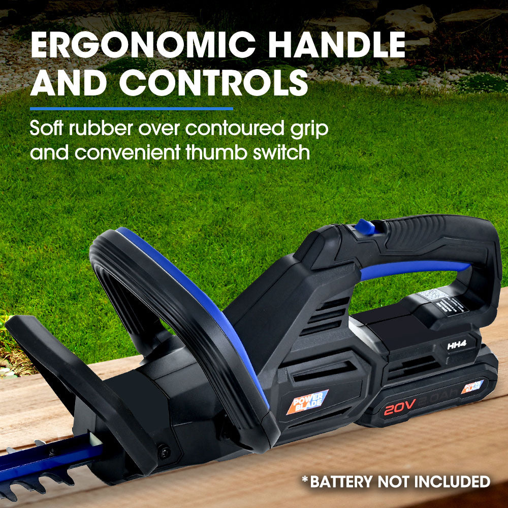 POWERBLADE HH4 20V Cordless Electric Hedge Trimmer, Skin Only.