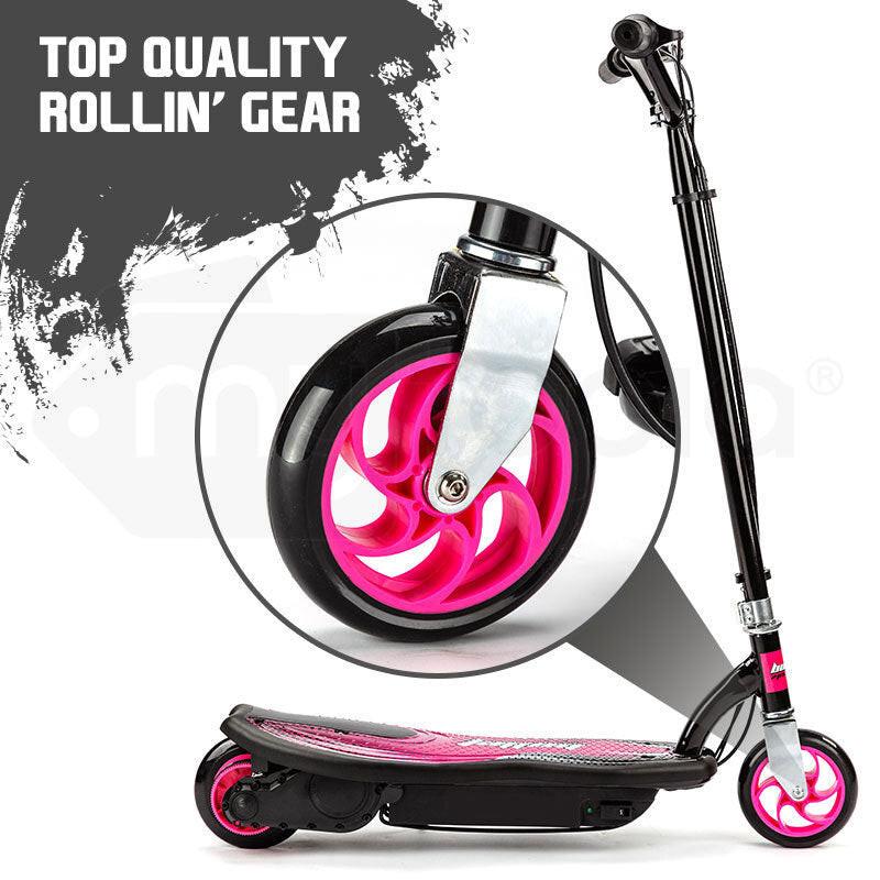 BULLET ZPS Kids Electric Scooter 140W Children Toy Pink Girls Battery Ride.