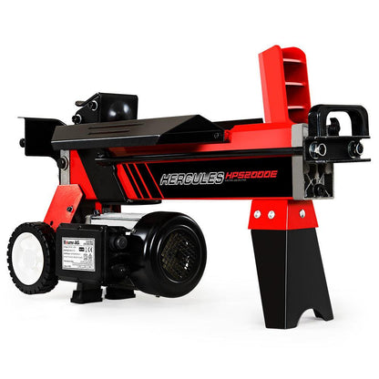 BAUMR-AG 6 Ton Electric Log Splitter 6T Hydraulic Firewood Wood Timber Block Cutter Small Machine.