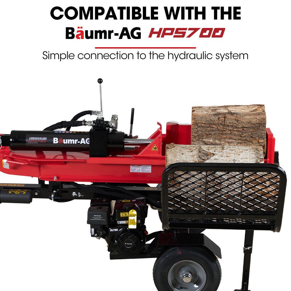 BAUMR-AG Hydraulic Lifter for HPS700 Log Splitter, 75kg Lifting Capacity, Straightforward Attachment.