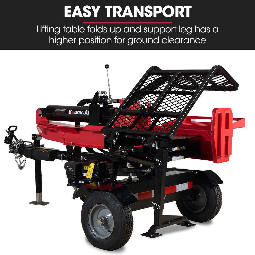 BAUMR-AG Hydraulic Lifter for HPS700 Log Splitter, 75kg Lifting Capacity, Straightforward Attachment.