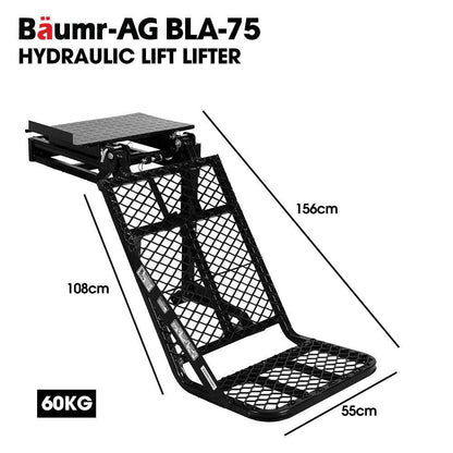 BAUMR-AG Hydraulic Lifter for HPS700 Log Splitter, 75kg Lifting Capacity, Straightforward Attachment.