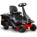 BAUMR-AG 24" Ride On Lawn Mower, Lithium Electric Start System, 6HP 224cc, 5 Cut Heights, Catcher and Mulch Kit.