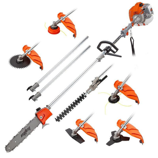 MTM Pole Chainsaw Brush Cutter Whipper Snipper Hedge Trimmer Saw Multi Tool 62CC.