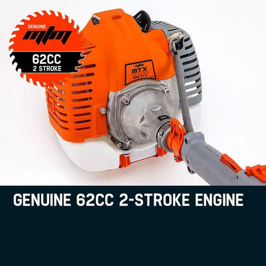 MTM Pole Chainsaw Brush Cutter Whipper Snipper Hedge Trimmer Saw Multi Tool 62CC.