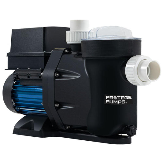 PROTEGE Variable Speed Pump, 1.0HP, 3 Speeds, Quiet, Economical, for Swimming Pool and Spa.
