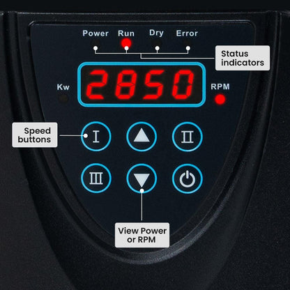 PROTEGE Variable Speed Pump, 1.0HP, 3 Speeds, Quiet, Economical, for Swimming Pool and Spa.