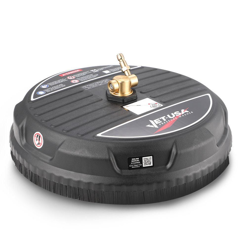Jet-USA 15" Nylon Pressure Washer Surface Cleaner, 1/4" Fitting, For Concrete Driveway Patio Floor.
