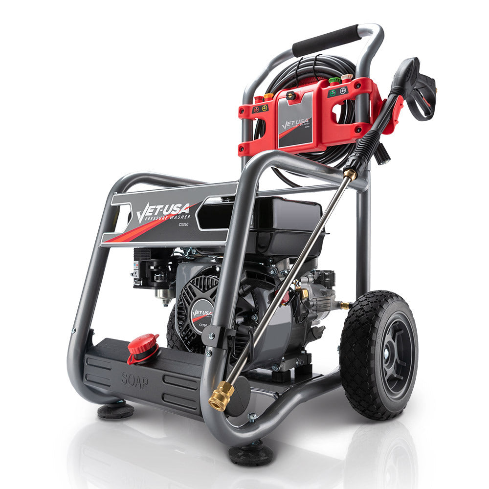 JET-USA 4800PSI Petrol Powered High Pressure Washer, - CX760.