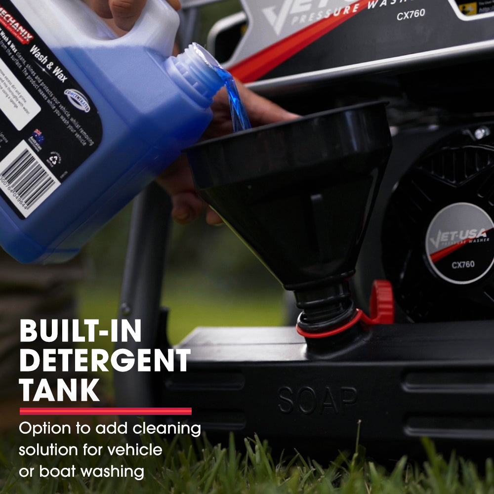 JET-USA 4800PSI Petrol Powered High Pressure Washer, - CX760.