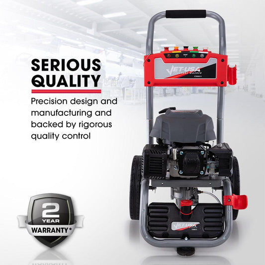Jet-USA 4800PSI Petrol-Powered High Pressure Cleaner Washer Water Jet Power Hose.
