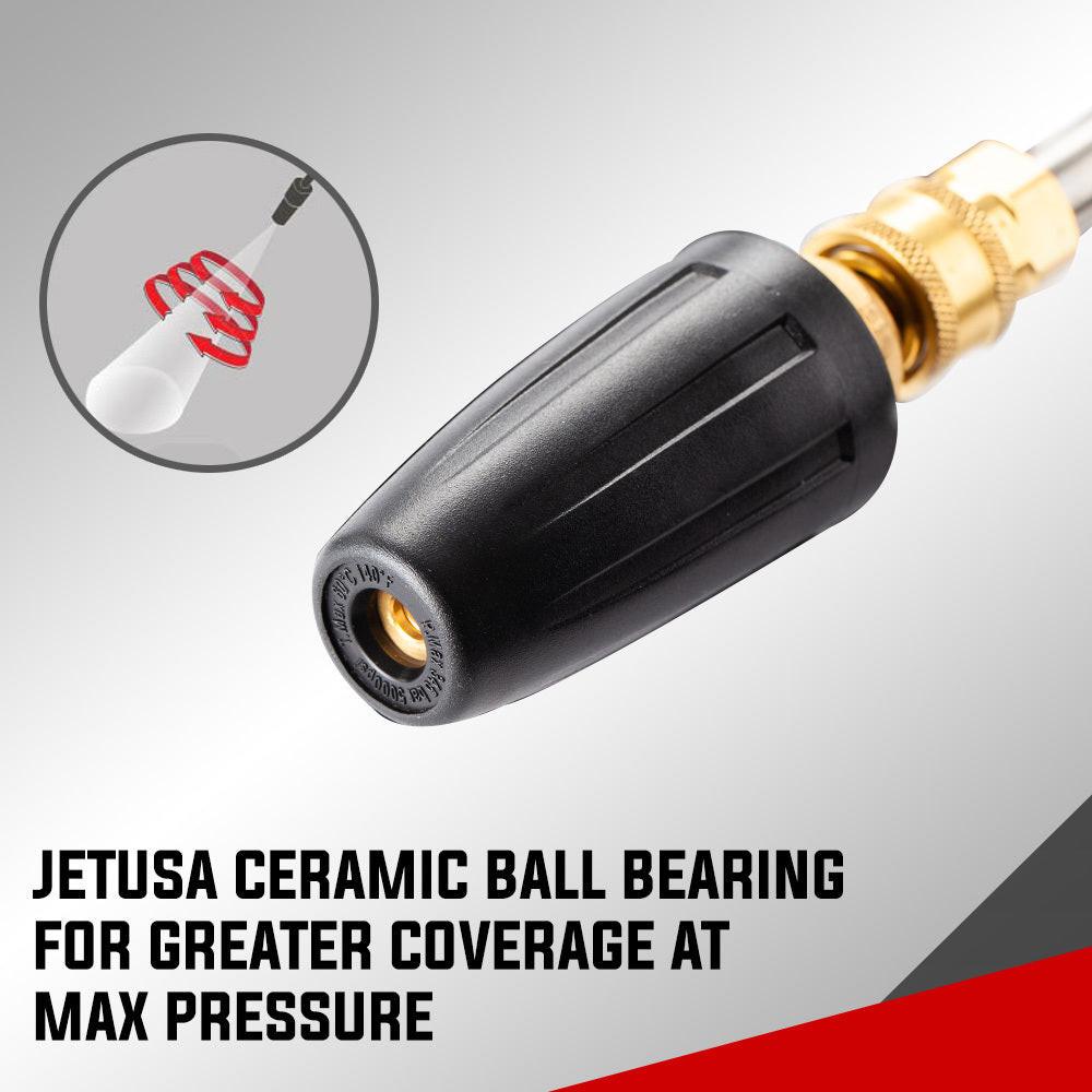 JET-USA 5000PSI Turbo Head Nozzle High Pressure Washer Water Cleaner 1/4 BSP.