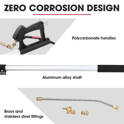 Jet-USA 4000PSI 5.5M Long Telescopic Universal Pressure Washer Cleaner Pole Wand Extension Lance.