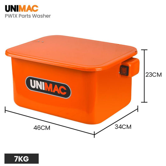 Unimac 22L Auto Parts Washer, for Home, Business and Small Garages.