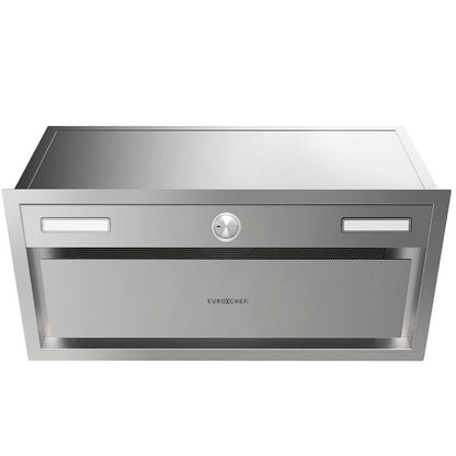EUROCHEF 60cm Undermount Rangehood Stainless Steel, Quiet 3-Speed, 3-Layer Dishwashable Filter, LED Lights EUR60S.