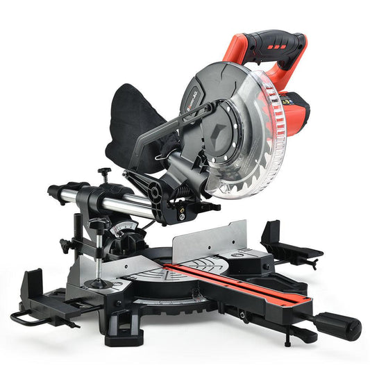 BAUMR-AG 210mm Compound Mitre Saw Dual Bevel Sliding Drop Saws 1500W.