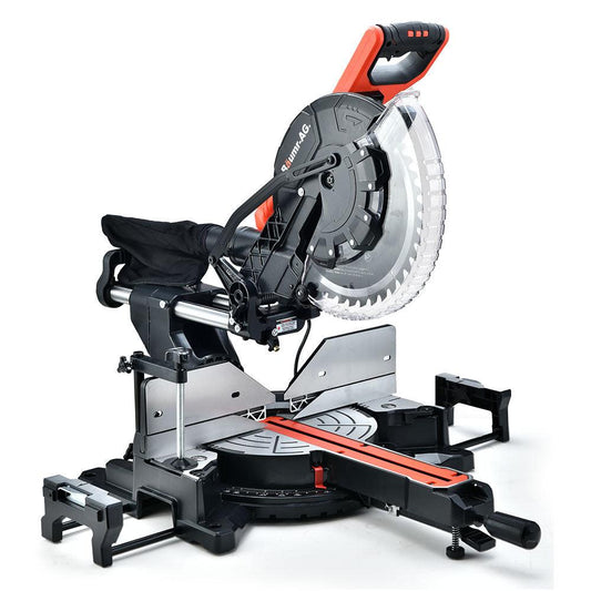 BAUMR-AG 305mm Compound Mitre Saw Dual Bevel Sliding Drop Saws 2200W.