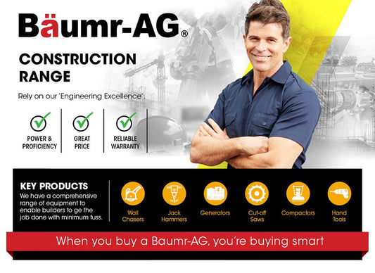 BAUMR-AG Wall Chaser and Vacuum Combo Concrete Chasing Machine Dust Collector.