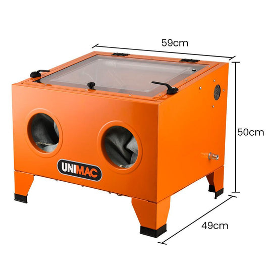 Heavy Duty Steel | LED Light | 100PSI Max Pressure.