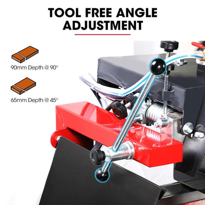 BAUMR-AG 2000W 350mm 14" Brick & Masonry Table Saw, Electric Tile Concrete Cutting, with Stand.