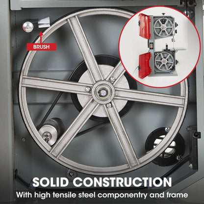 Baumr-AG 500W Wood Bandsaw, Benchtop, 115mm Cutting Depth (BS40).