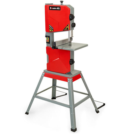 Baumr-AG 500W 115mm Wood Bandsaw Portable Benchtop Band Saw Cutting Machine with Stand.