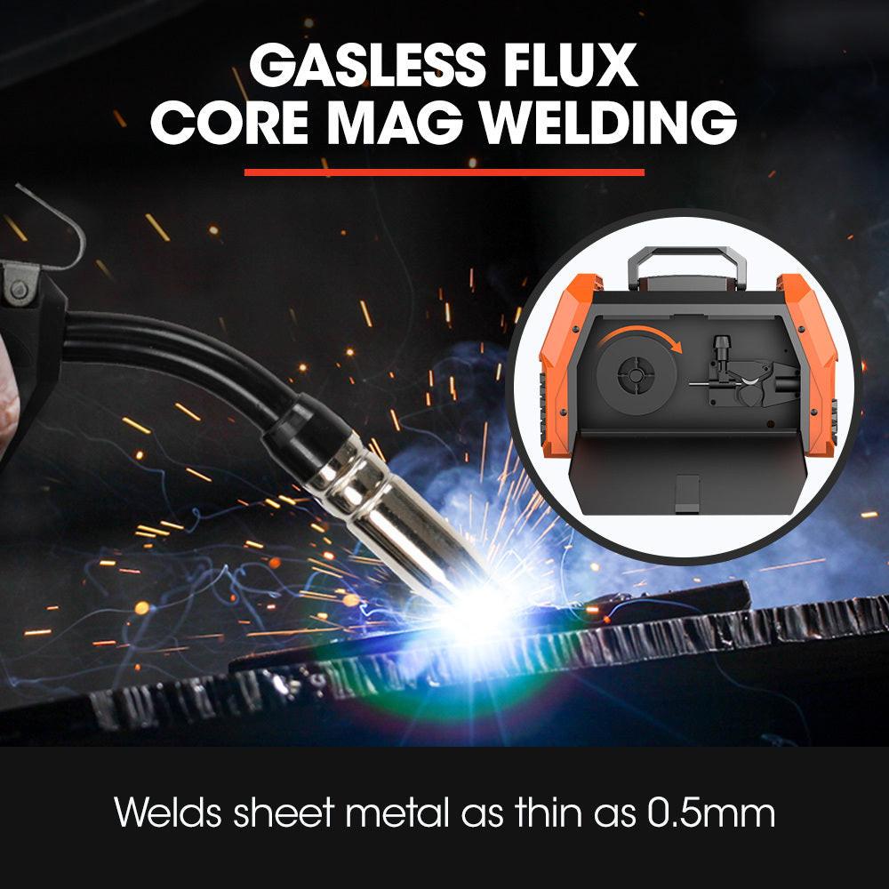 ROSSI 120 Amp Inverter Welder, 3in1 Portable MMA ARC /MIG Gasless /Lift-TIG Welding Machine, 15A Plug.