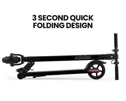 ALPHA Peak 300W 10Ah Electric Scooter, Suspension, for Adults or Teens, Black.
