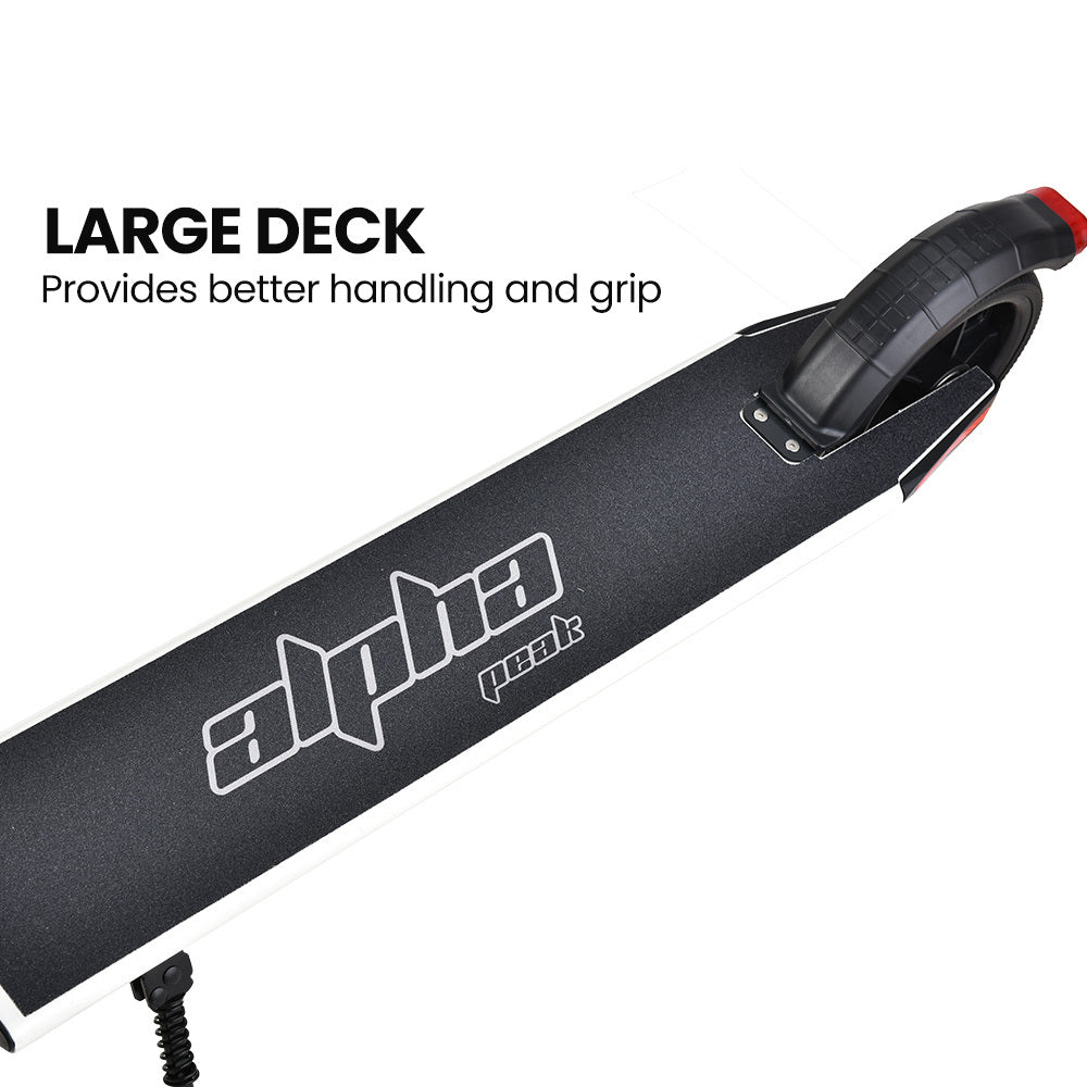 ALPHA Peak 300W 10Ah Electric Scooter, Suspension, for Adults or Teens, Black.